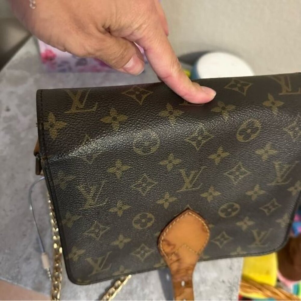 Louis Vuitton LV Monogram Cartouchière MM Vintage - Picture 14 of 16